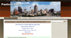 Desktop Screenshot of pastorspac.org